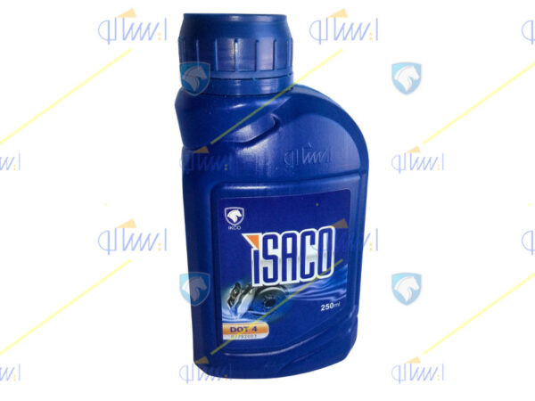 روغن ترمز DOT4 - زرد ( قوطی 250CC )  پژو 206 کد (07702011)